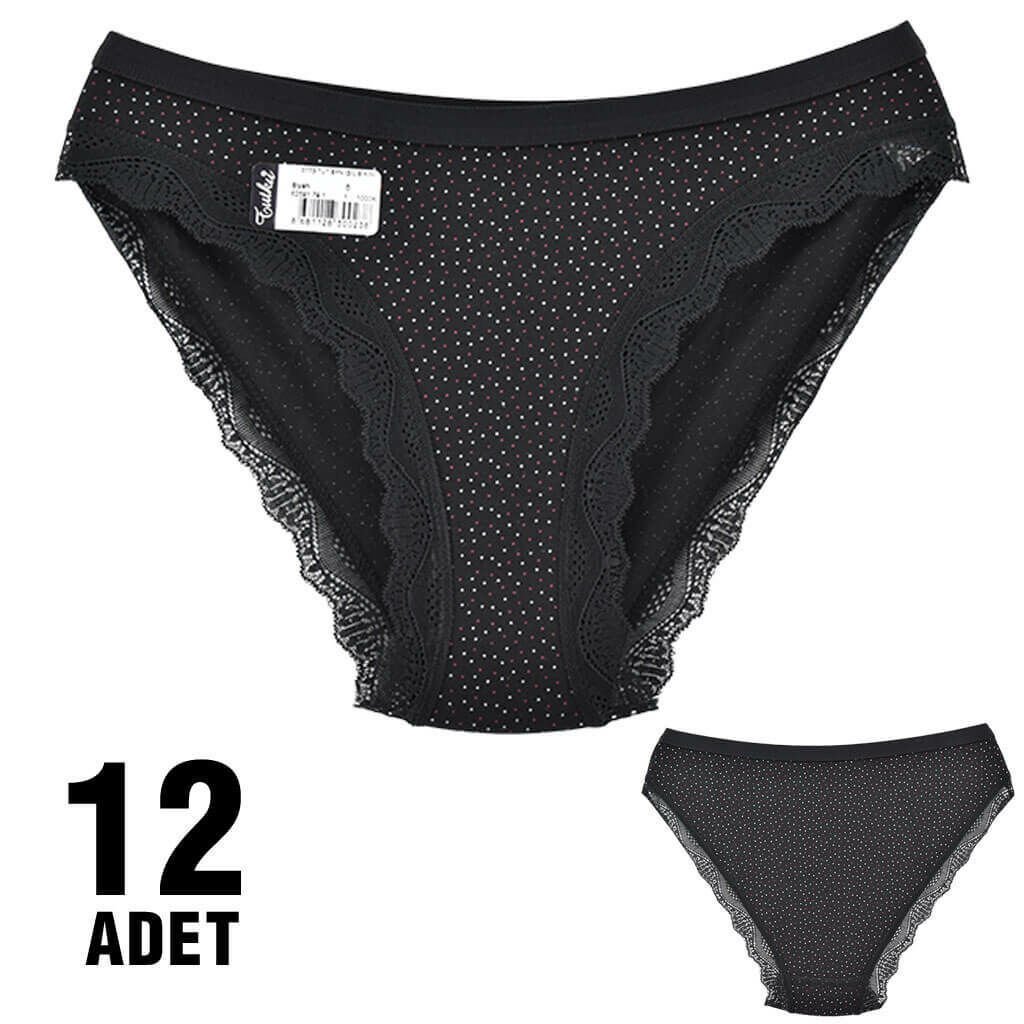 Tutku 0773 Işıl Bayan Bikini 12'li KIRMIZI - M