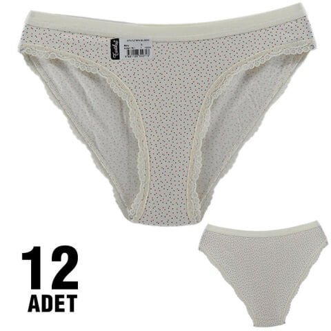 Tutku 0773 Işıl Bayan Bikini 12'li KIRMIZI - M