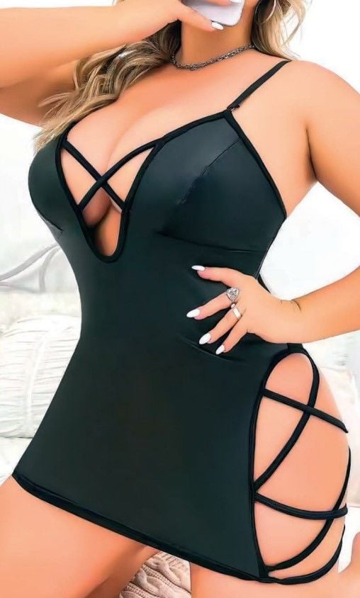 NIGHTLIGHT 3678 Battal Beden Erotik Gecelik (XL-2XL-3XL-4XL)