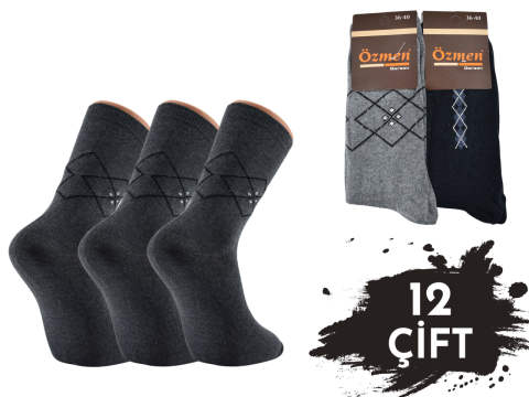 Özmen Erkek Garson Boy Likralı Çorap 12'li