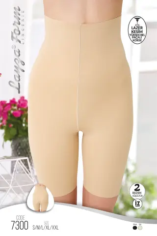 Liza 7300 Lazer Kesim Yüksek Bel Paçalı Korse