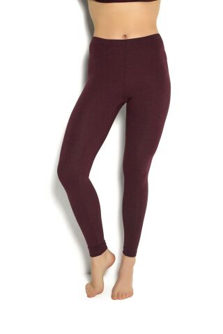 Jiber 599 Bayan Soft Termal Tayt BORDO - L