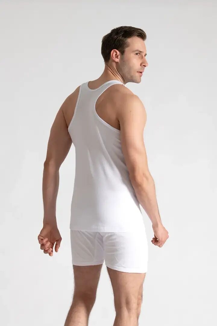 Seher Erkek Ribana Spor Rambo Atlet BEYAZ - XL