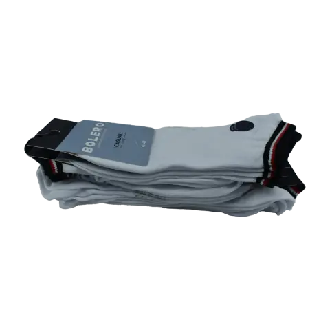 Bolero E-20-4 (41-45 NO) Dikişsiz Erkek Penye Patik Çorap 12'li