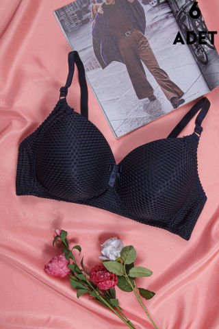 Aysemin 5190 C Cup (85-90-95-100-105) Balensiz Desteksiz Bayan Sütyen 6'lı LACİVERT - SERİLİ