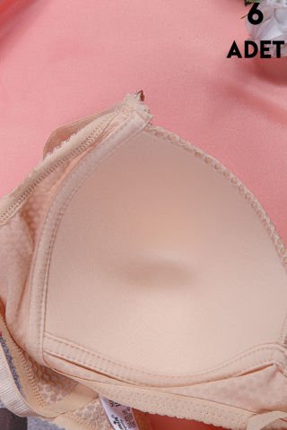 Aysemin 5190 C Cup (85-90-95-100-105) Balensiz Desteksiz Bayan Sütyen 6'lı TEN - SERİLİ
