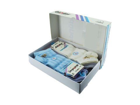 Dündar 4308-5 (36-40) Dikişsiz Yıkamalı Kokulu Bayan Penye Patik Çorap 12'li