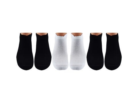 Dündar 4308-23 (36-40) Dikişsiz Yıkamalı Kokulu Bayan Penye Patik Çorap 12'li