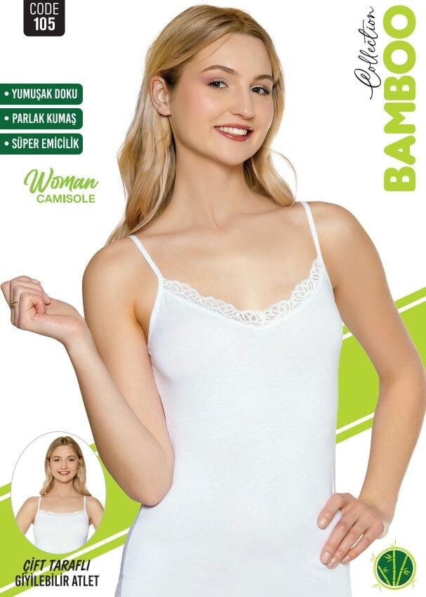 Sortie 105 Bambu İp Askılı Çift Yönlü Atlet