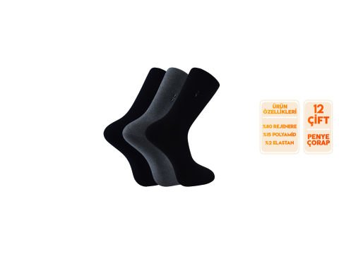 Staray 0111-7 Kutulu Erkek Penye Soket 12'li