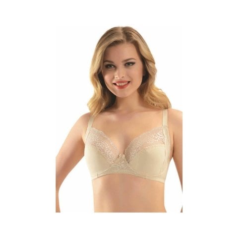 Nbb 3673 C Cup Dantel Detaylı Balenli Minimizer Sütyen