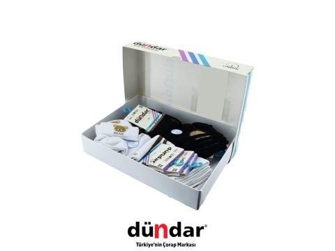 Dündar 4308-18 (36-40) Dikişsiz Yıkamalı Kokulu Bayan Penye Patik Çorap 12'li