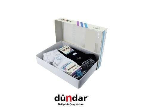 Dündar 4308-17 (36-40) Dikişsiz Yıkamalı Kokulu Bayan Penye Patik Çorap 12'li