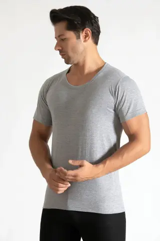 Tutku 0103 Erkek Renkli Penye Bisiklet Yaka Fanila 6'lı