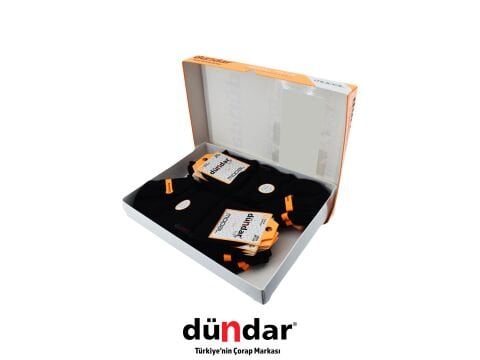 Dündar 6838 (40-44) Dikişsiz Yıkamalı Kokulu Erkek Summer Modal Patik 12'li