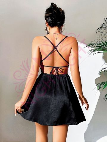 NIGHTLIGHT 3654 Saten Gecelik