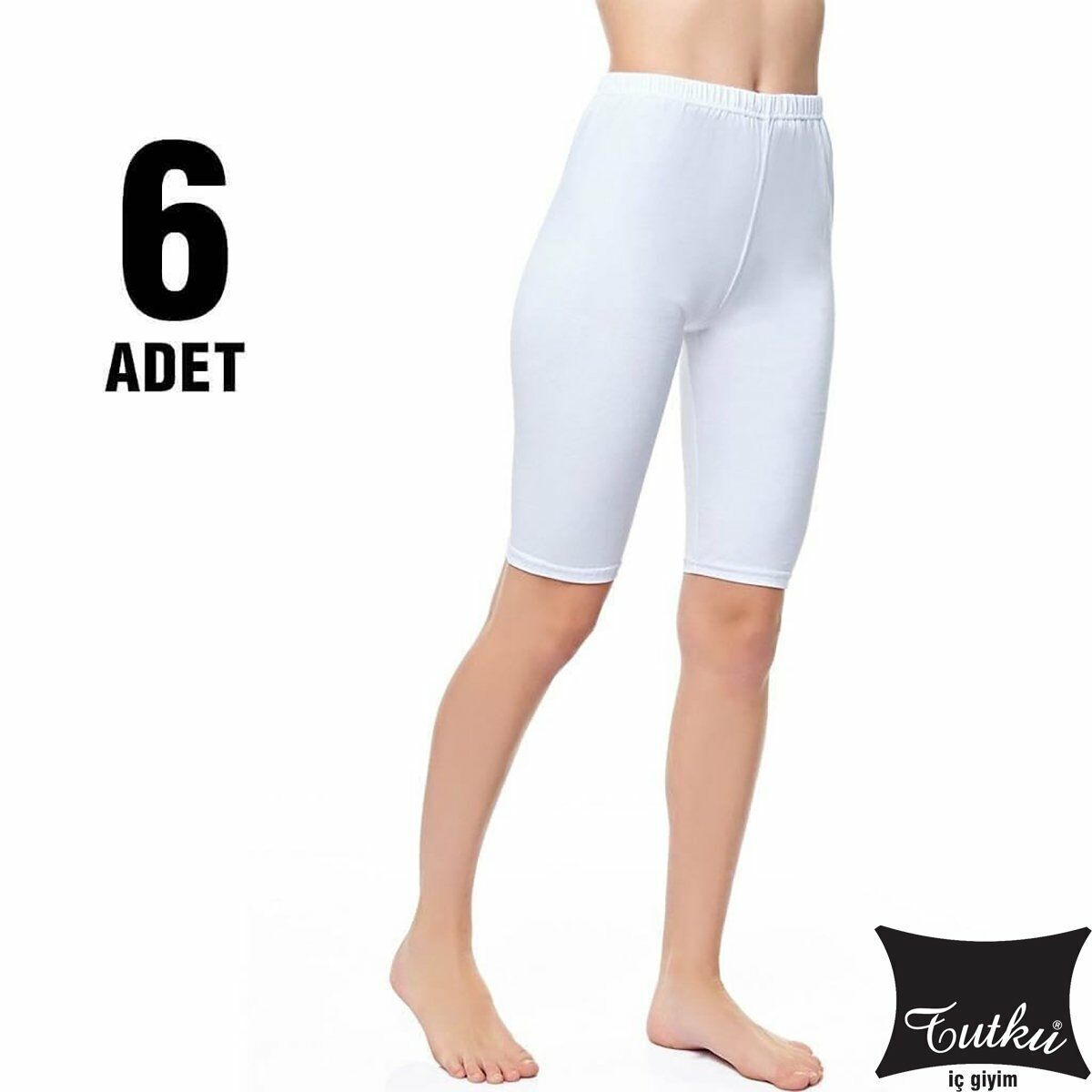 Tutku 0156 Bayan Kısa Tayt 6'lı