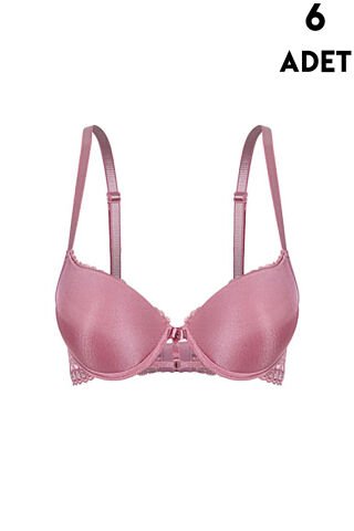 Aysemin 5091 B Cup (75-80-85-90) Balenli Destekli Bayan Sütyen 6'lı