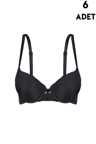 Aysemin 5091 B Cup (75-80-85-90) Balenli Destekli Bayan Sütyen 6'lı