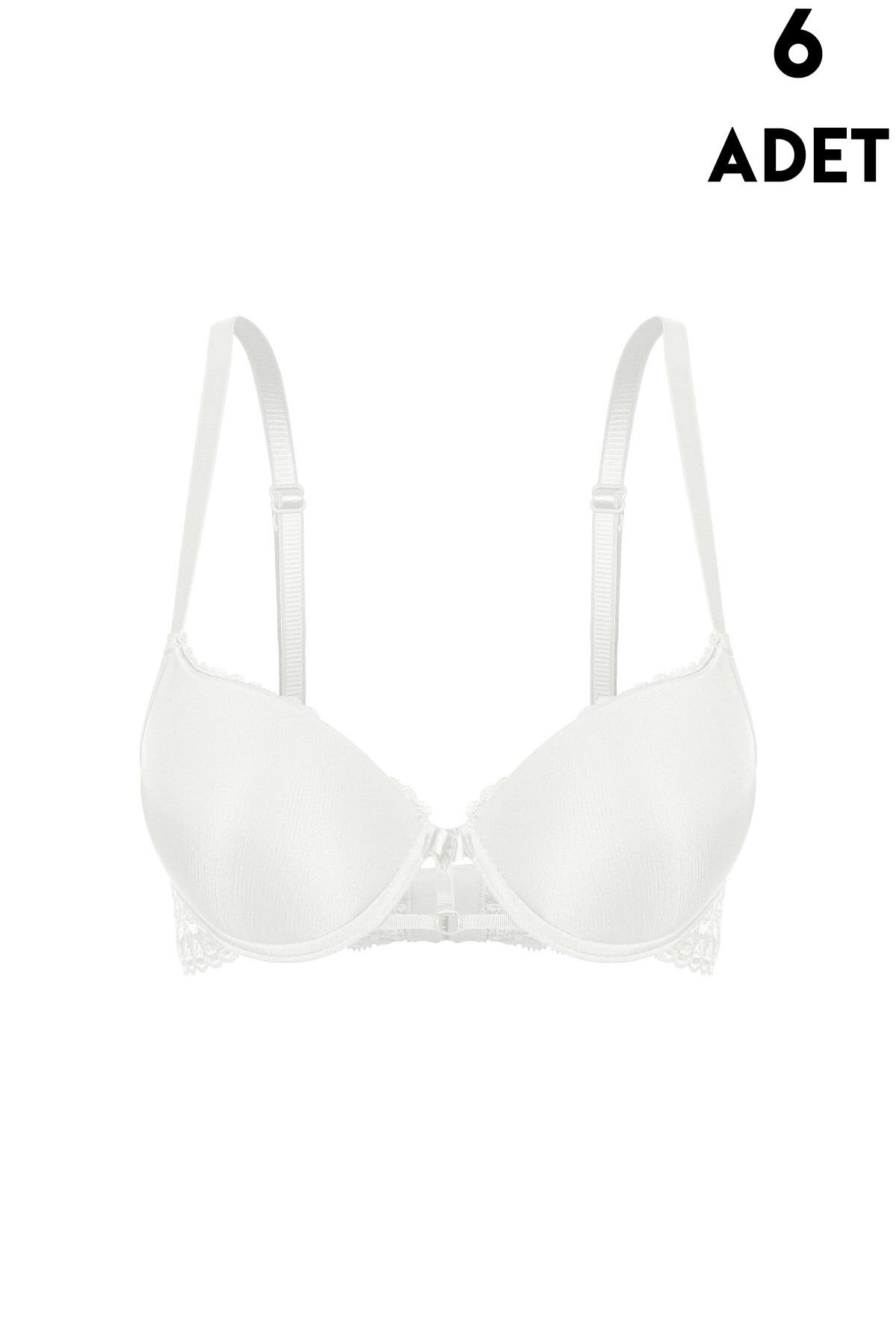 Aysemin 5091 B Cup (75-80-85-90) Balenli Destekli Bayan Sütyen 6'lı