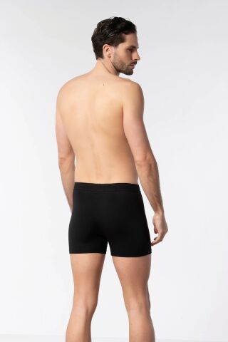 Tutku Elit 1251 Modal Elestan Erkek Boxer SİYAH - XL