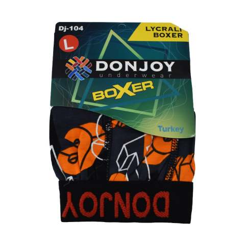 Donjoy Desenli Erkek Likralı Boxer 10'lu