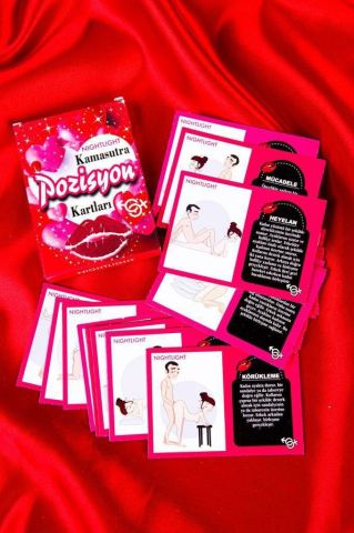 NIGHTLIGHT 001 Erotik Kamasutra Pozisyon Kartı KATALOG RENGİ - STANDART