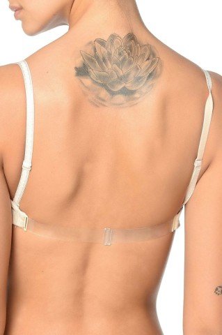 Orkide 2850 B Cup Straplez Dolgulu Sırtı Şeffaf Sütyen