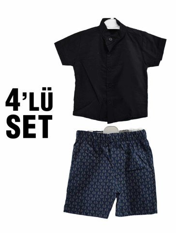 Fantastic Erkek Çocuk Takım 1-2-3-4 Yaş 4 Lü