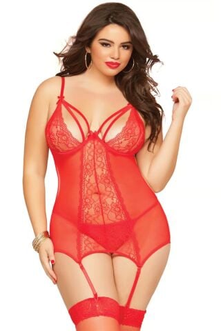 NIGHTLIGHT 3200 Battal Beden Erotik Takım (XL-2XL-3XL-4XL)