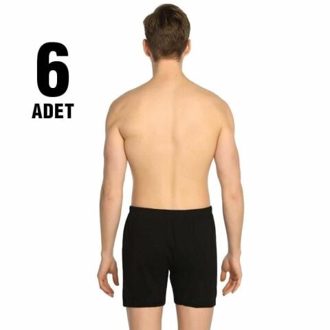 Tutku Renkli Erkek Ribana Paçalı Arjantin 6'lı SİYAH - 6