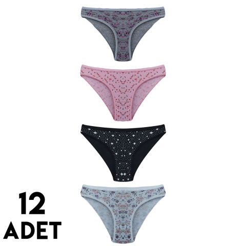 Tutku 0585 Hilda Bayan Bikini 12'li
