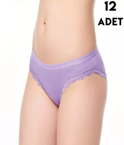 Tutku 0772 Işık Bayan Bikini 12'li GRİ - M