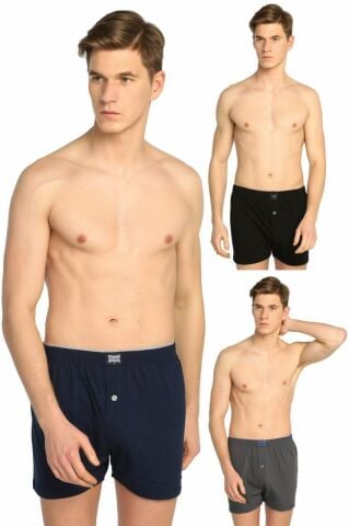 Tutku Erkek Penye Boxer BEYAZ - XXL
