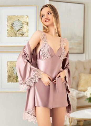 Miss Laris 5031 Bayan İkili Saten Takım