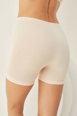 Nbb 2029 Bayan Dikişsiz Şort TEN - M