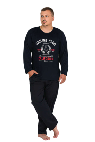 Berland 3764 Erkek Modal Uzun Kol Battal Pijama Takımı