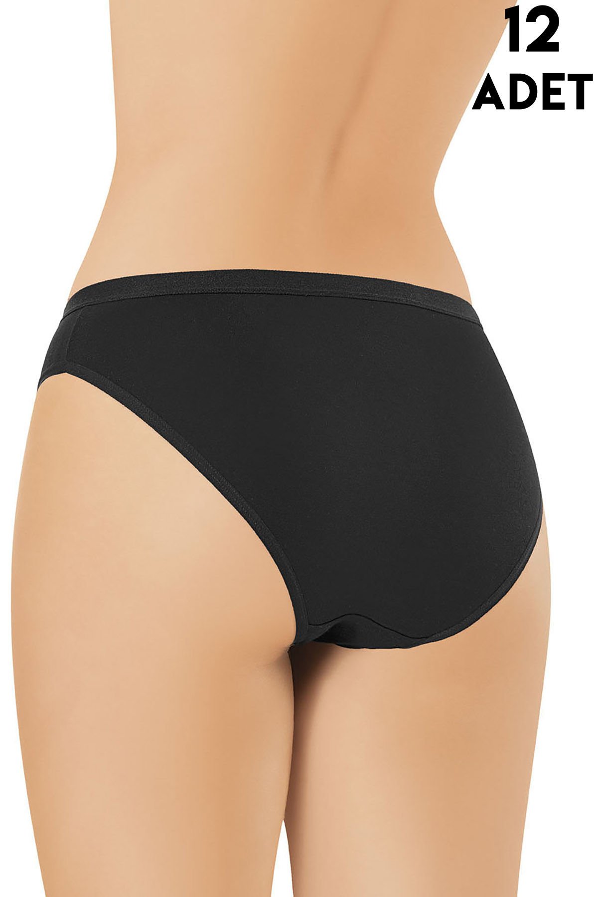 Kota 5113 Modal Bayan Bikini (M-L-XL) 12'li SİYAH - M