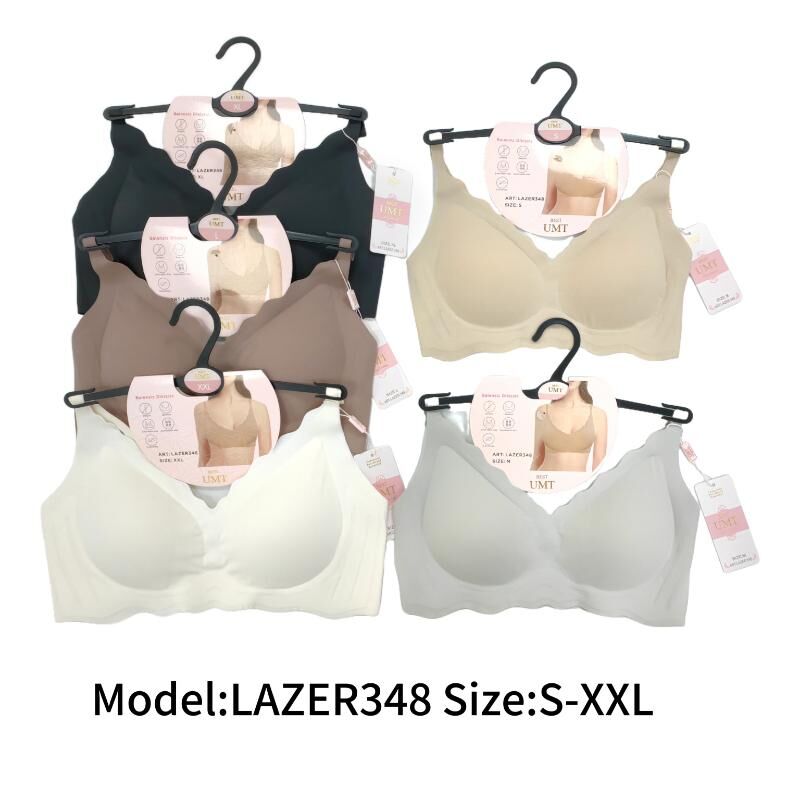 Umt 348 (S-M-L-XL-XXL) Lazer Kesim Bayan Sütyen 6'lı