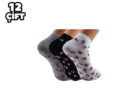 Esinti 10-2 3 Boyutlu Bayan Patik 12'li