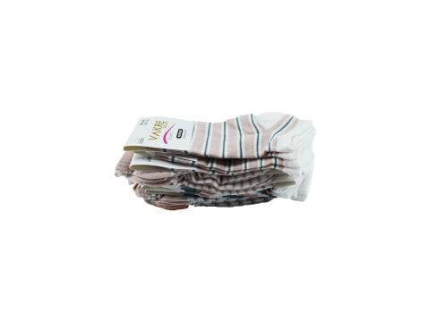 Vakre 9328-14 (36-40) Bayan Penye Patik Çorap 12'li