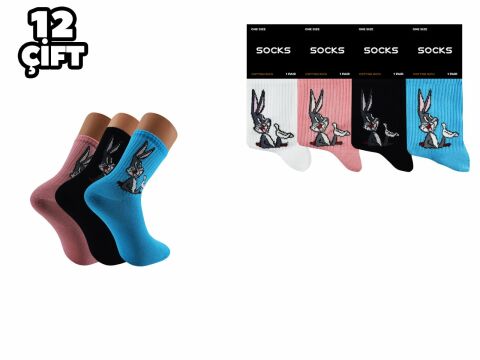 Esinti 60 Bayan Kolej Çorap 12'li