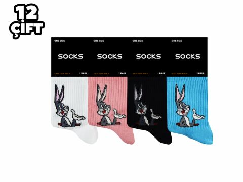 Esinti 60 Bayan Kolej Çorap 12'li