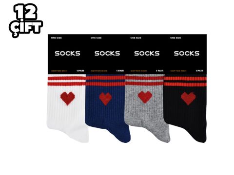 Esinti 61 Bayan Kolej Çorap 12'li