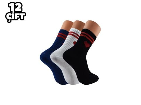 Esinti 61 Bayan Kolej Çorap 12'li