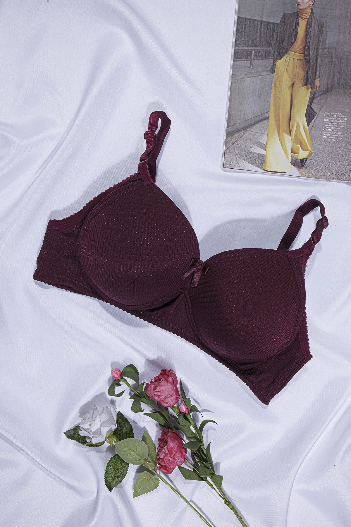 Aysemin 5048 C Cup (85-90-95-100-105) Balensiz Desteksiz Bayan Sütyen 6'lı