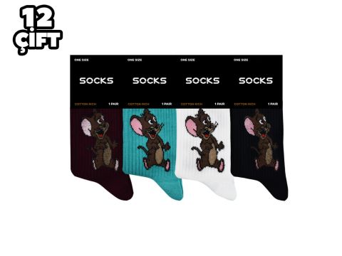 Esinti 63 Bayan Kolej Çorap 12'li