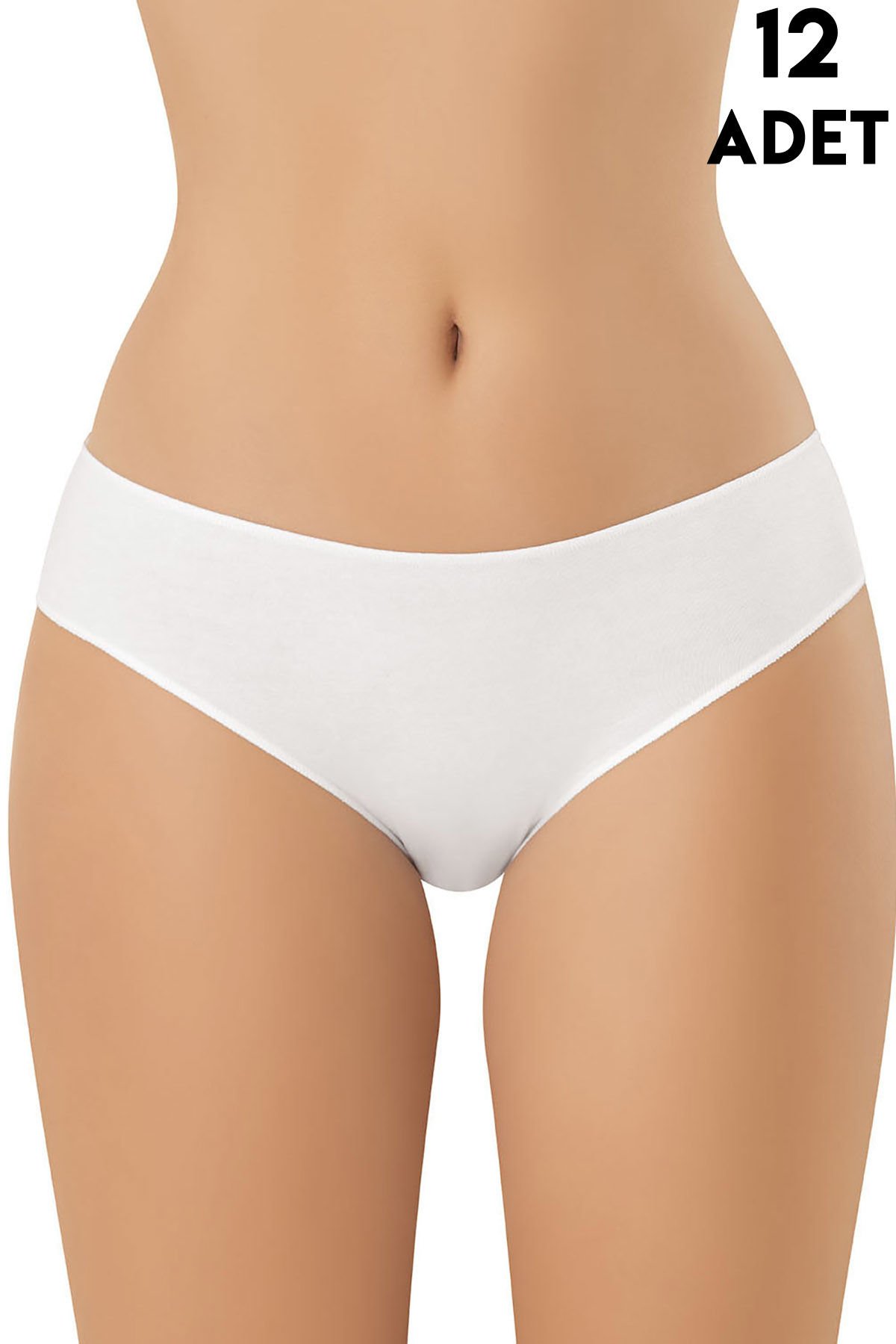 Kota 5115 Modal Bayan Bikini (M-L-XL) 12'li BEYAZ - L