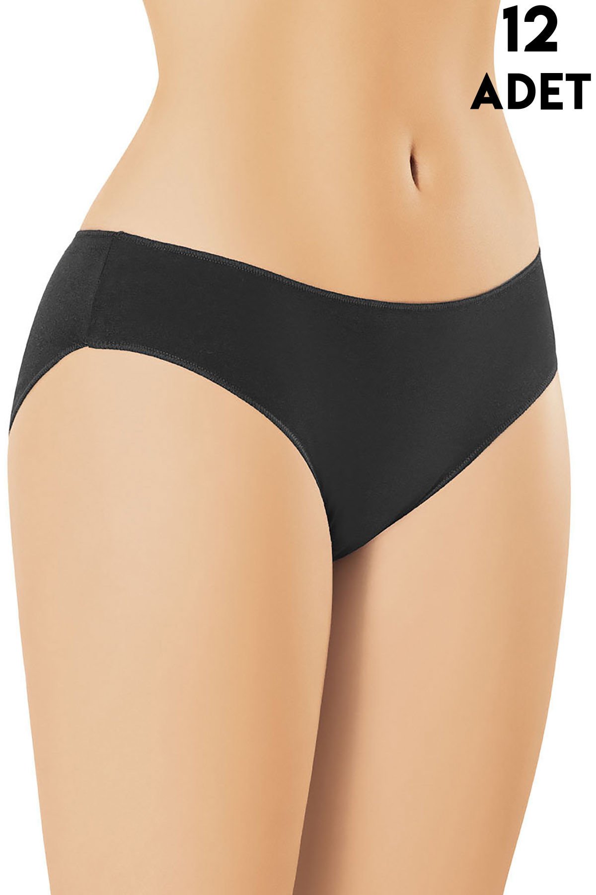 Kota 5115 Modal Bayan Bikini (M-L-XL) 12'li SİYAH - L