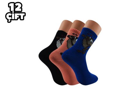 Esinti 65 Bayan Kolej Çorap 12'li